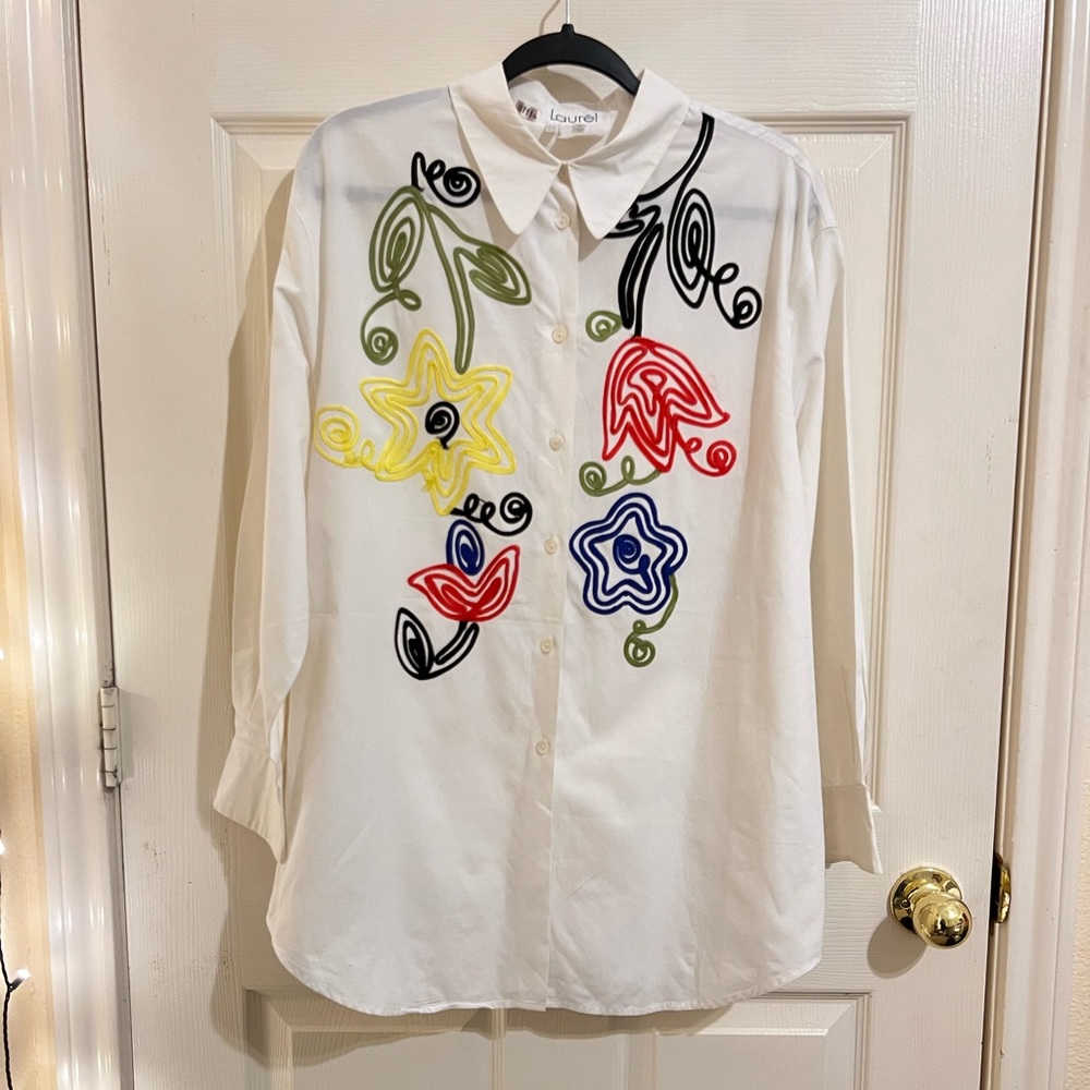 Vintage Laurèl Button UP shirt